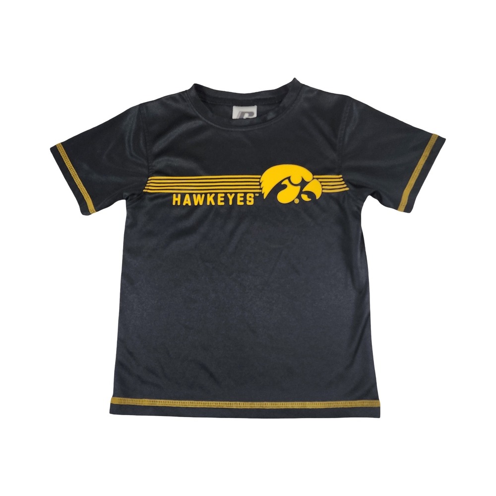 Russell Athletic Iowa Hawkeyes Kids Black Performance T-Shirt Size‎ 4T NCAA